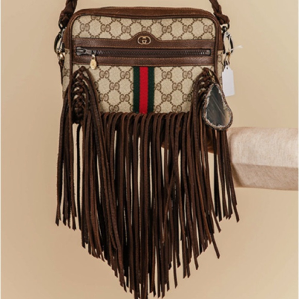 Vintage boho bag, Gucci, brand new, never carried
